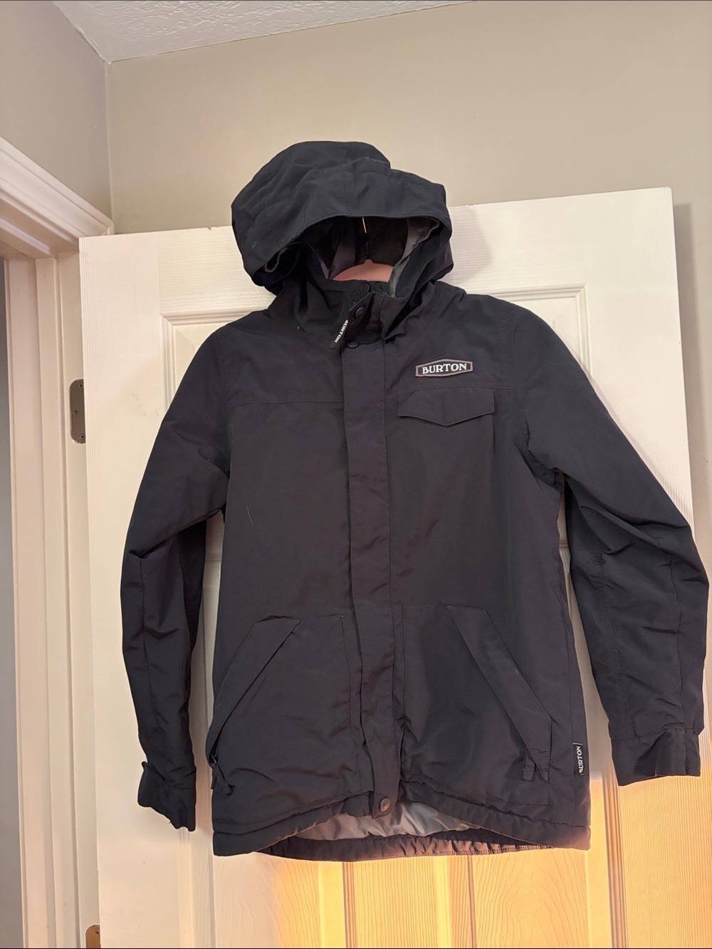 Burton Black Hooded Snow Jacket